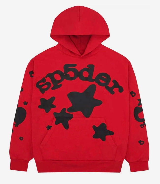 RED Sp5der beluga hoodie