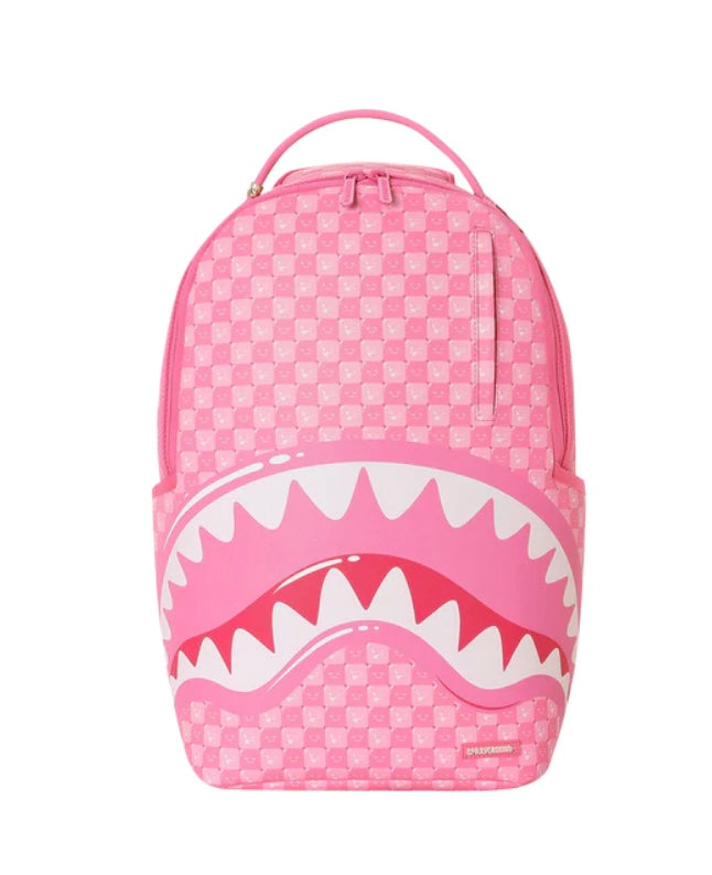 Pink Spray ground Shark Backpack