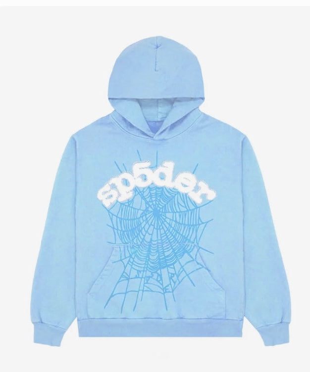 BLUE Unisex Sp5der hoodie