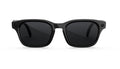 Large Black Meta Glasses with clear lenses