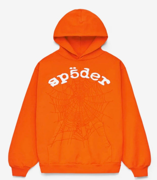 ORANGE Unisex Sp5der Hoodie